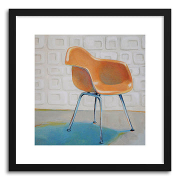 Fine art print Eames Molded Plastic Armchair by artist Laura Browning