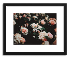 hide - Art print Roses No.4 by artist Kristine Weilert in natural wood frame