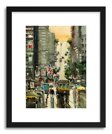 Fine art print San Francisco Cross Street by artist Maximilian Damico