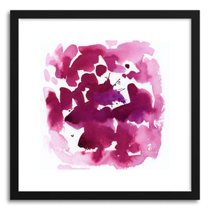 hide - Art print Wild Orchid by artist Lindsay Megahed in white frame