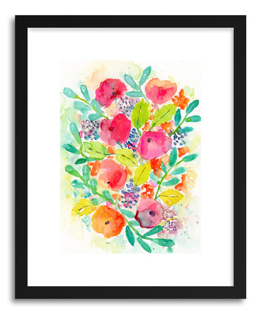 Fine art print Wildflower Bouquet by artist Lindsay Megahed