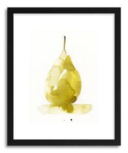 hide - Art print Pear by artist Lindsay Megahed in white frame