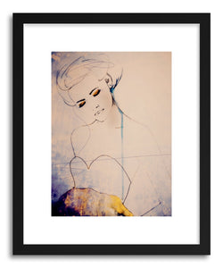 hide - Art print Abstrations Aside by artist Leigh Viner in white frame