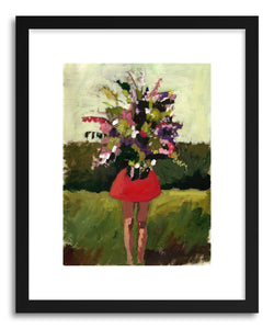 hide - Art print Flower Girl by artist Pamela Munger on fine art paper