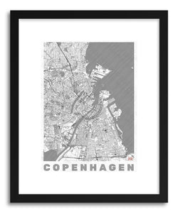 Art print DE Copenhagen by artist Hubert Roguski