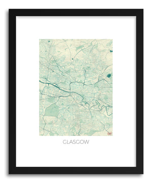 Art print Glasgow by artist Hubert Roguski