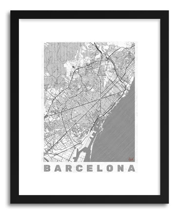 Art print LISP Barcelona by artist Hubert Roguski