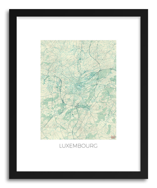 Art print Luxembourg by artist Hubert Roguski