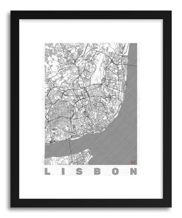 Art print PO Lisbon by artist Hubert Roguski