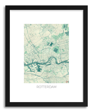 Art print Rotterdam by artist Hubert Roguski