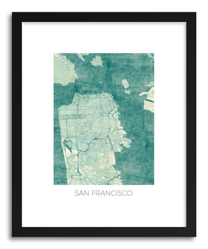 Art print San Francisco by artist Hubert Roguski