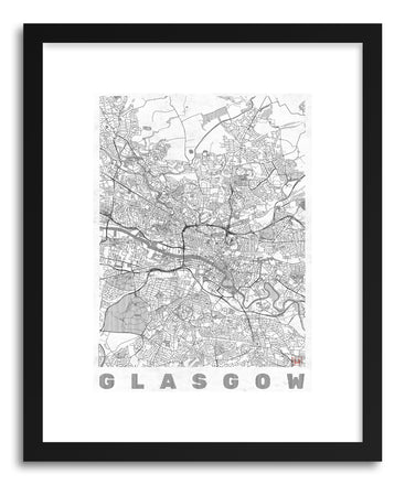 Art print UK Glasgow by artist Hubert Roguski