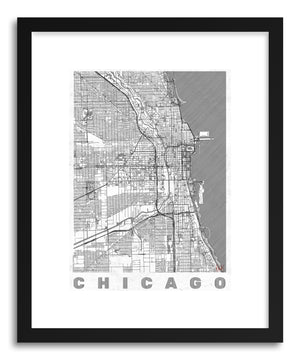 Art print US Chicago by artist Hubert Roguski
