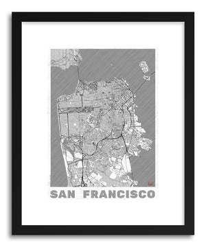 Art print US San Francisco by artist Hubert Roguski