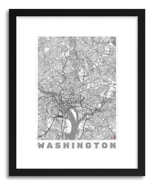 Art print US Washington by artist Hubert Roguski