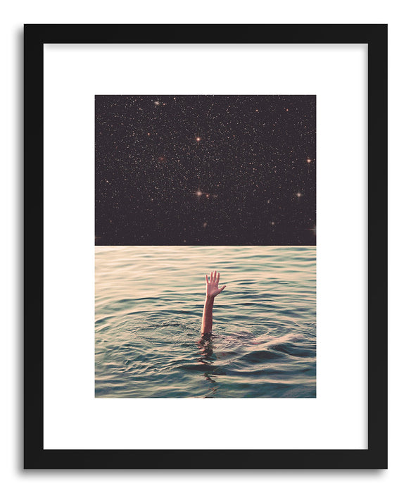 Art print Drowned in Space by artist Fran Rodriguez
