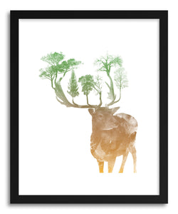 hide - Art Print Oh Deer by artist Rui Faria on fine art paper