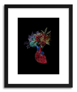 Fine art print Heart Flowers by artist Tania Amrein