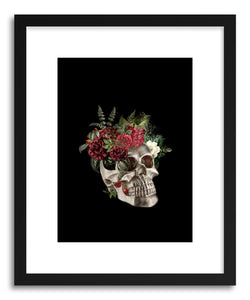 Fine art print Skull Flowers by artist Tania Amrein