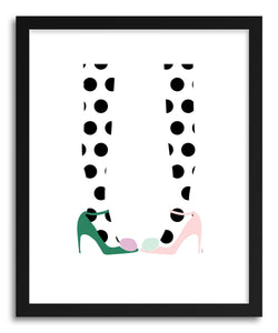Fine art print Polka Dot Heels by artist Linda Gobeta