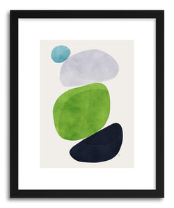 hide - Art Print Balance V by artist Tracie Andrews in white frame