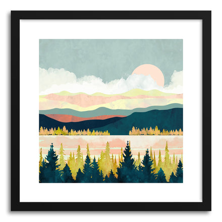 Art print Lake Forest by artist Spacefrog Designs