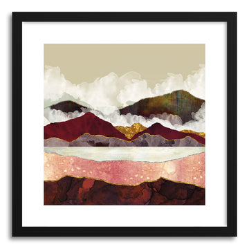 Art print Melon Mountains by artist Spacefrog Designs