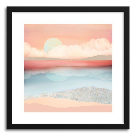 Art print Mint Moon Beach by artist Spacefrog Designs