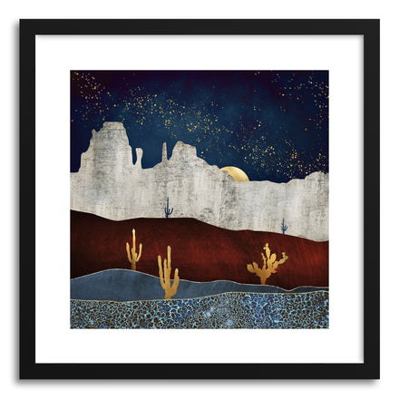 Art print Moonlit Desert by artist Spacefrog Designs