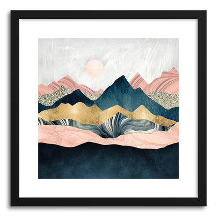 Art print Plush Peaks by artist Spacefrog Designs
