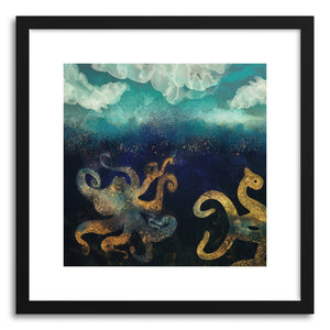 hide - Art print Underwater Dream II by artist Spacefrog Designs in white frame