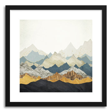 Art print Distant Peaks by artist Spacefrog Designs