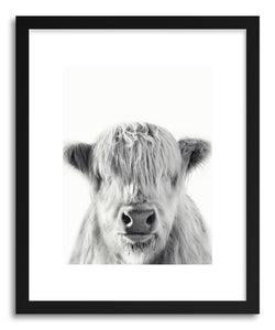 hide - Art print I See You, I Can't See You by artist By The Horns in white frame