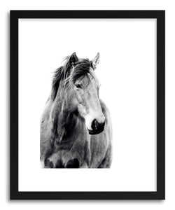 hide - Art print Willow by artist By The Horns in white frame