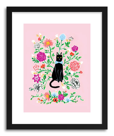 Fine art print Black Cat by artist Skylar Kim