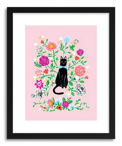 Fine art print Black Cat by artist Skylar Kim