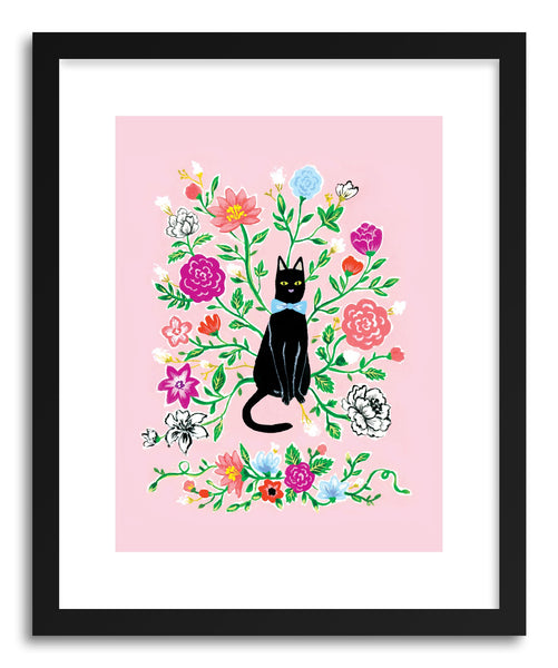 Fine art print Black Cat by artist Skylar Kim