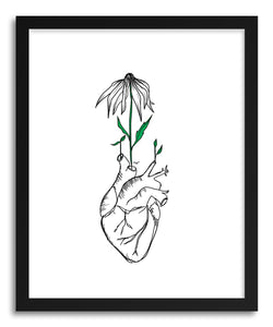 Fine art print Grow Passion Heart by artist Peggy Dean