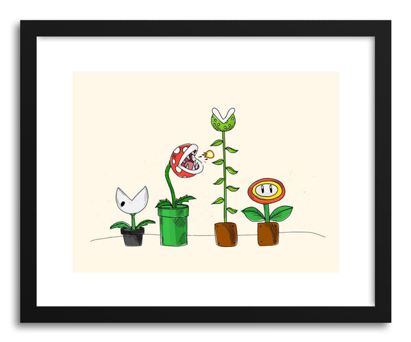 Fine art print The Mario Plants by artist Peggy Dean