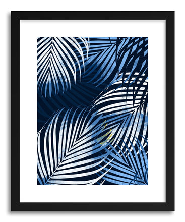 Fine art print Palm Trees Blue by artist Susu Stolle