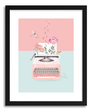 Fine art print Typewriter Inspiration by artist Susu Stolle